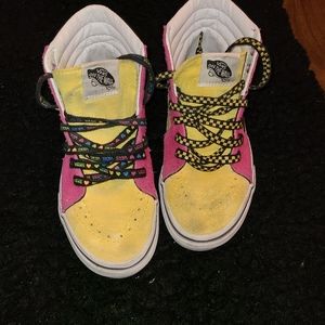Vans multicolored girls kid size 3
